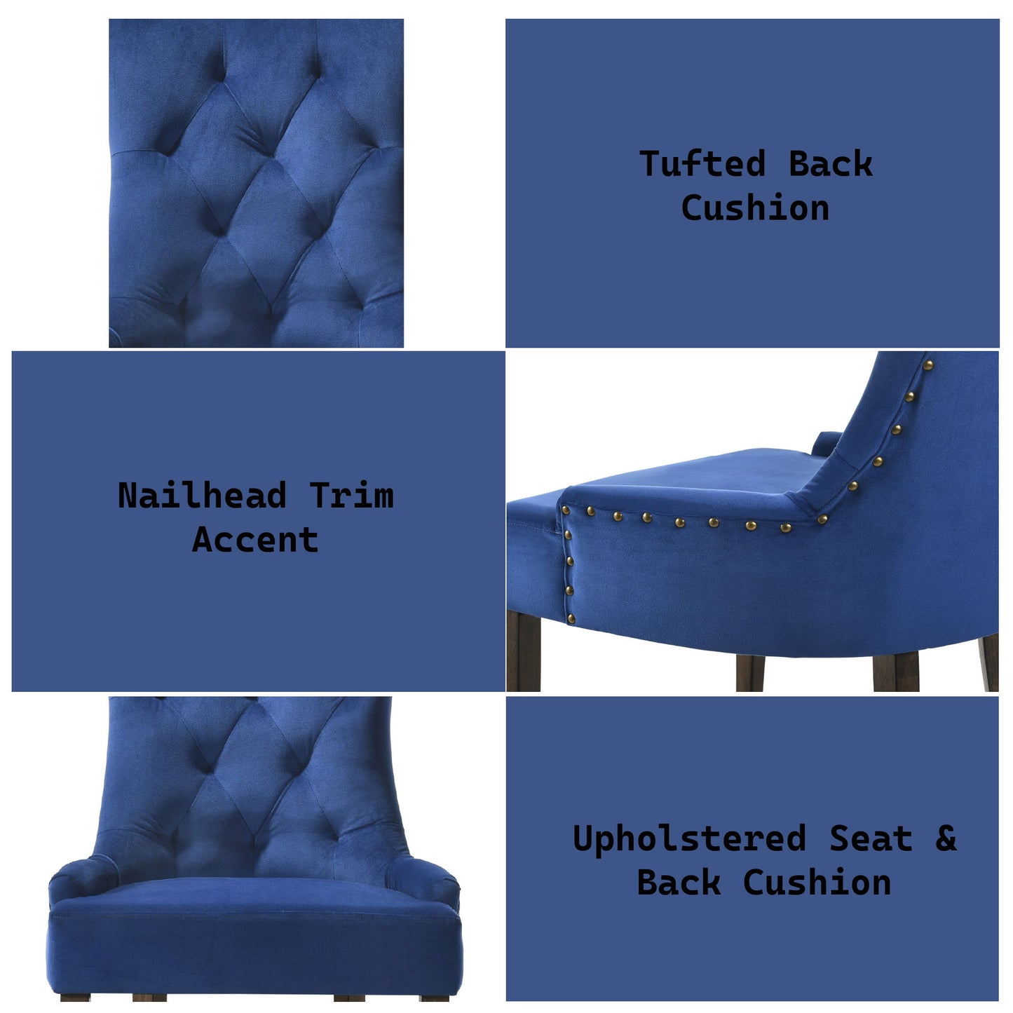 Farren - Velvet Side Chair (Set of 2) Acme