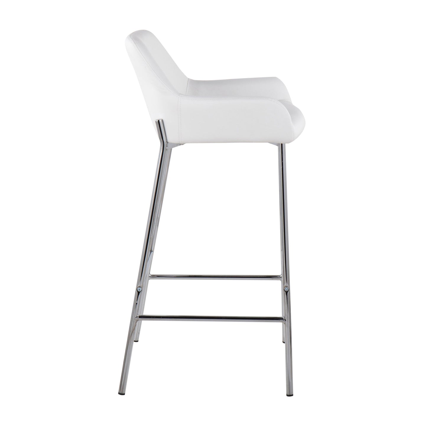 Daniella - Contemporary Fixed Height Barstool (Set of 2) Lumi Source