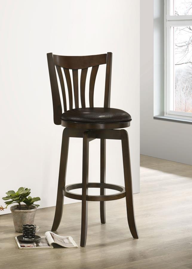 Lambert - Wood Height Swivel Bar Chair Coaster Fine Furniture
