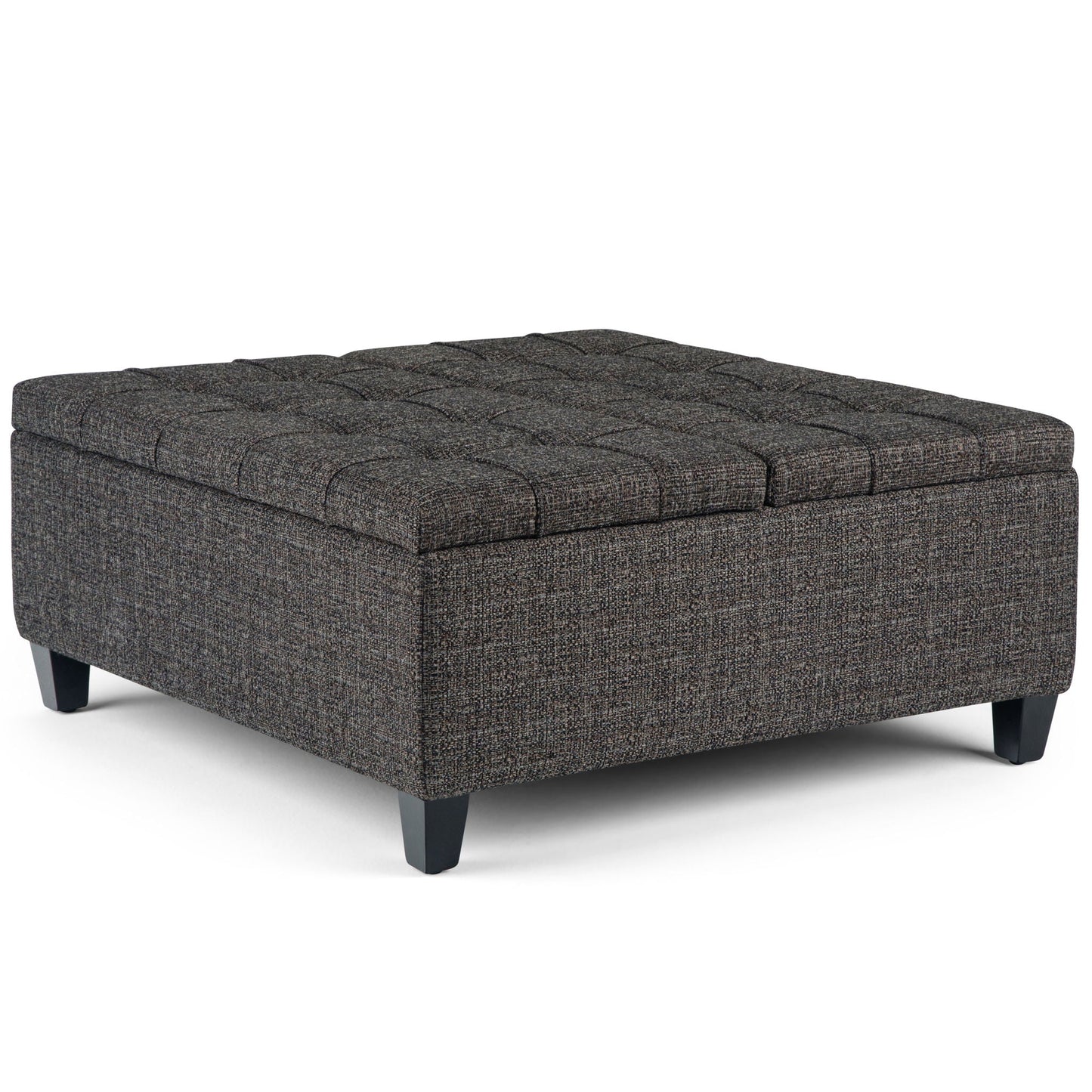 Harrison - Upholstered Coffee Table Storage Ottoman Simpli-Home