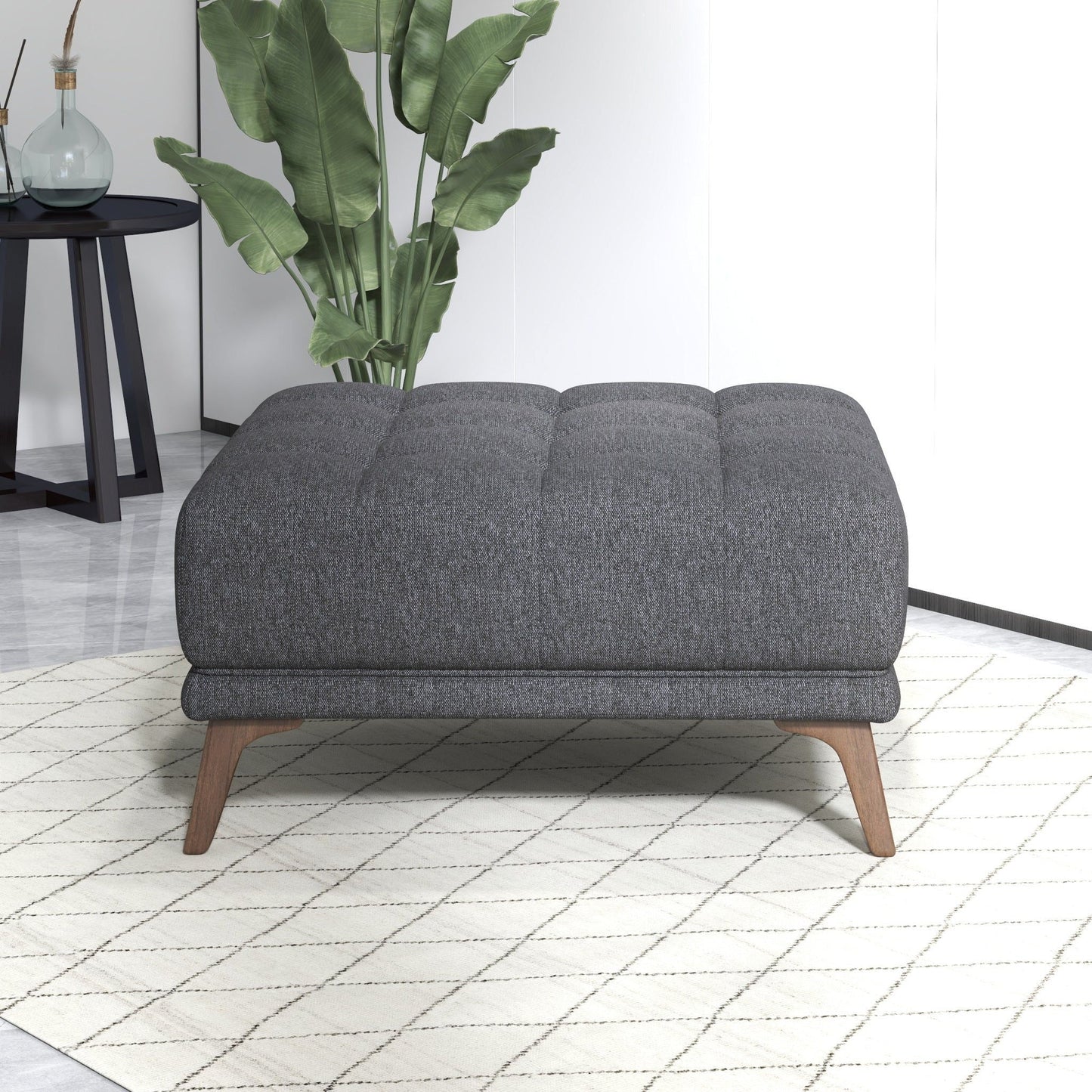 Addison - Square Upholstered Ottoman Ashcroft Furniture