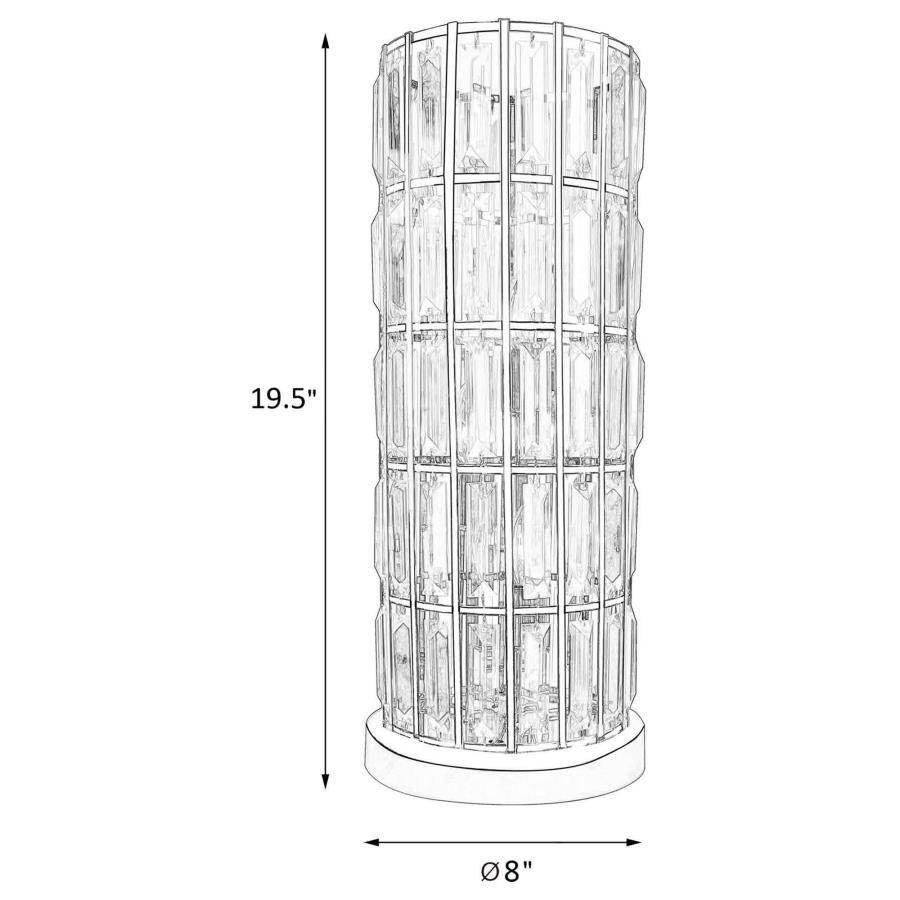 Wanda - Crystal Shade Bedside Table Lamp Coaster Fine Furniture