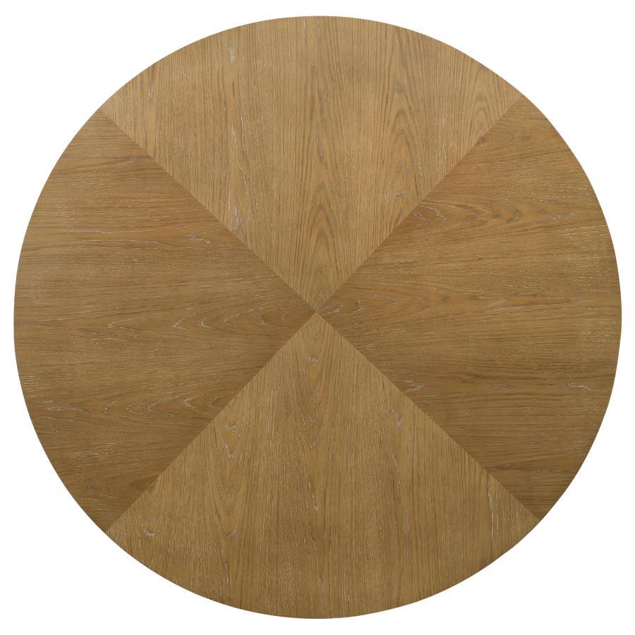Danvers - Round Wood Dining Table - Brown Oak Coaster Fine Furniture