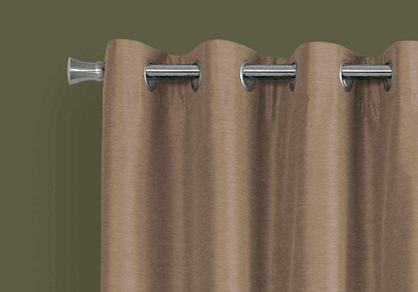 2 Pieces Set, Curtain Panel, Room Darkening, Grommet, Contemporary & Modern 8th Street