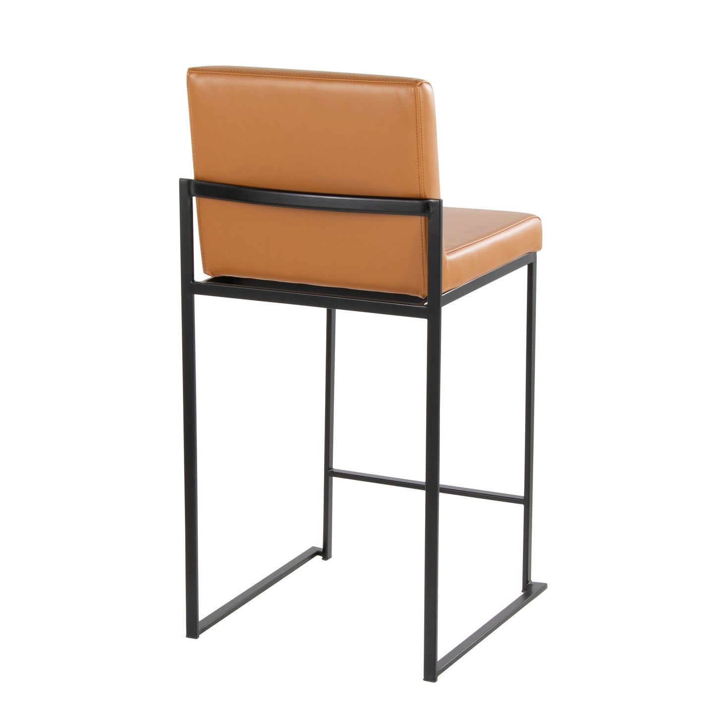 Fuji - Contemporary High Back Barstool Elegant Design Lumi Source