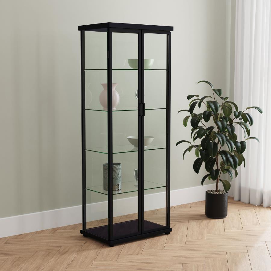Aero - 5-Shelf Display Curio Cabinet With Led Lighting Coaster Fine Furniture