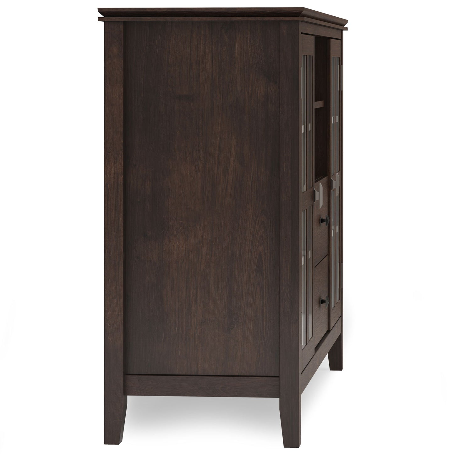 Artisan - Tall TV Media Stand - Dark Chestnut Brown Simpli-Home