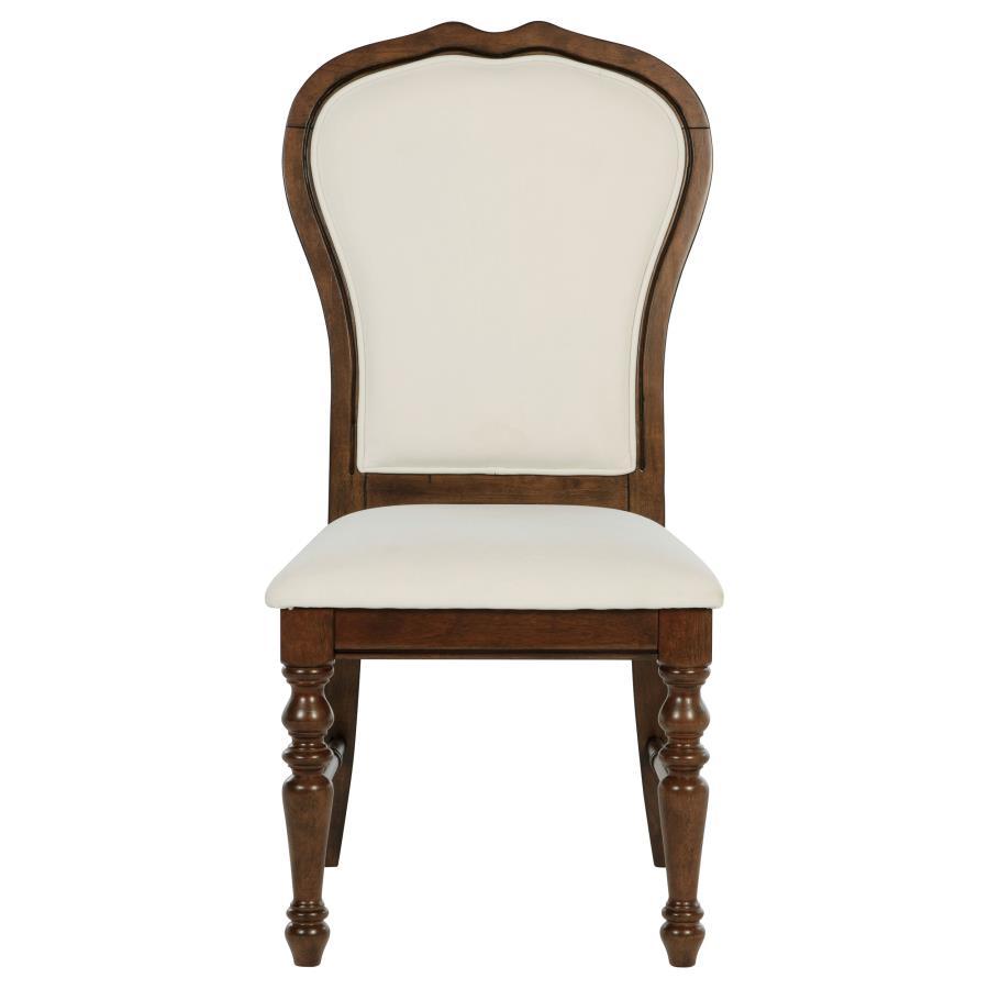 Landon - Upholstered Dining Side Chair (Set of 2) - Rich Brown Coaster Fine Furniture