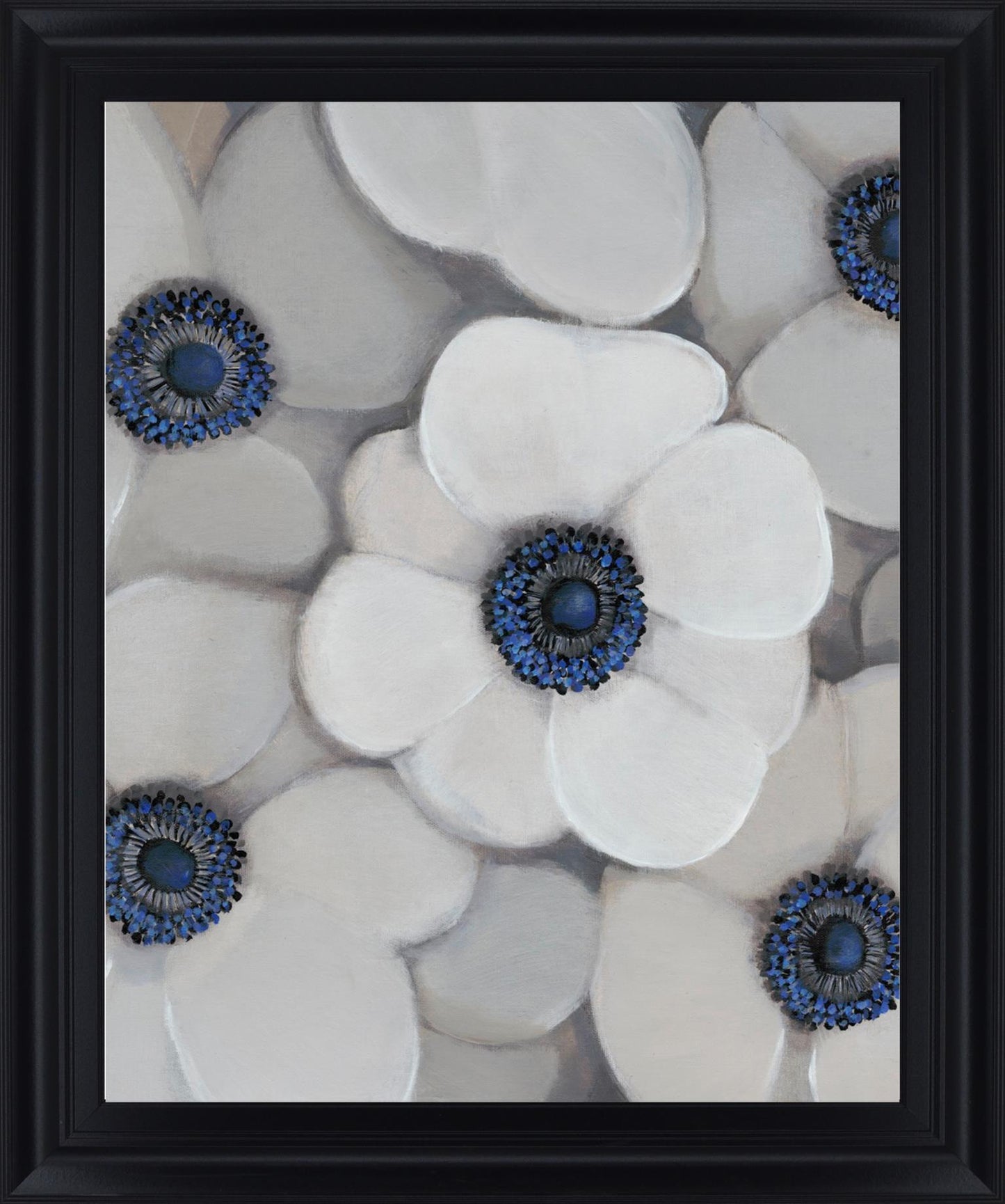 White Anemone I By Tim Otoole - Black Classy Art