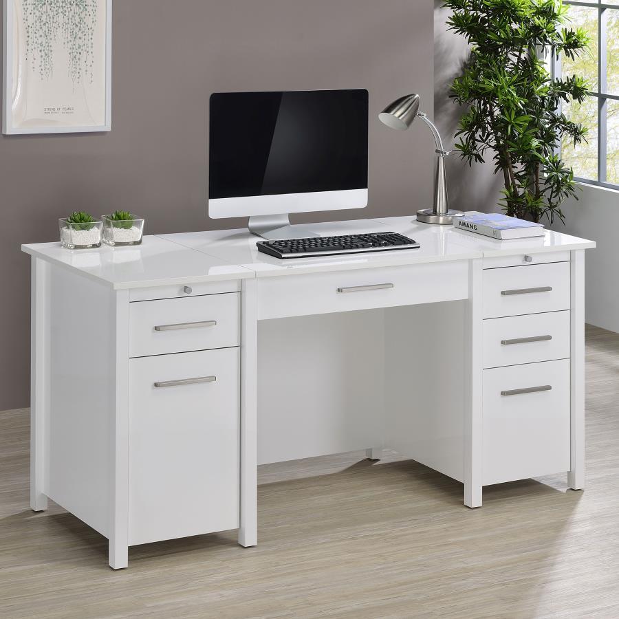 Dylan - 4-Drawer Lift Top Office Desk CoasterEssence