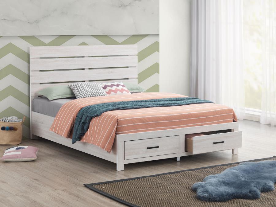 Brantford - Wood Storage Panel Bed CoasterEveryday