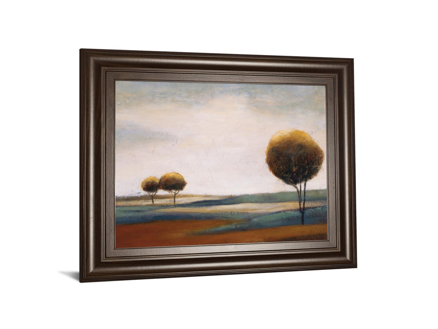 Tranquil Plains Il By Ursula Salemink-Roos - Framed Print Wall Art - Dark Brown Classy Art