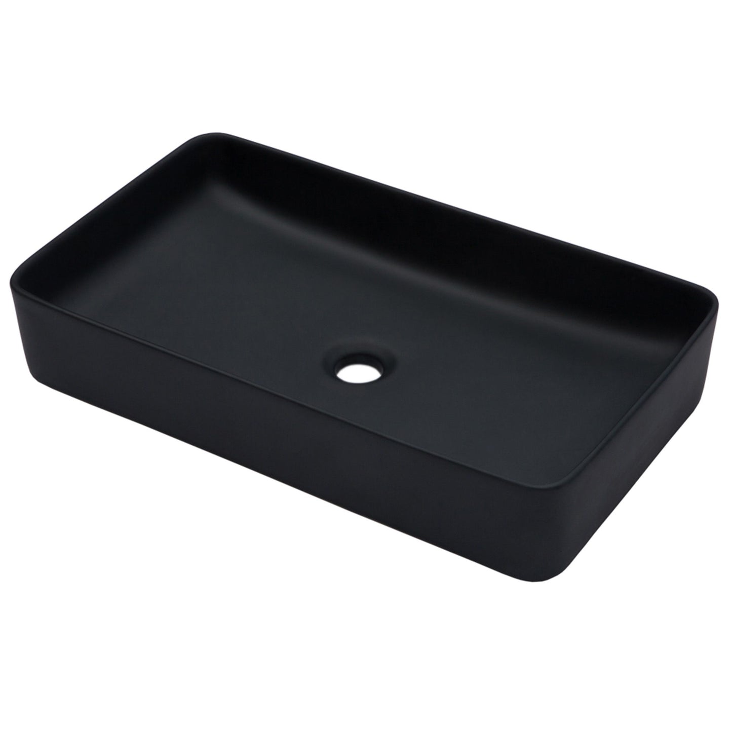 Modern Ceramic Rectangular Bathroom Vessel Sink With European Design Daily Nest
