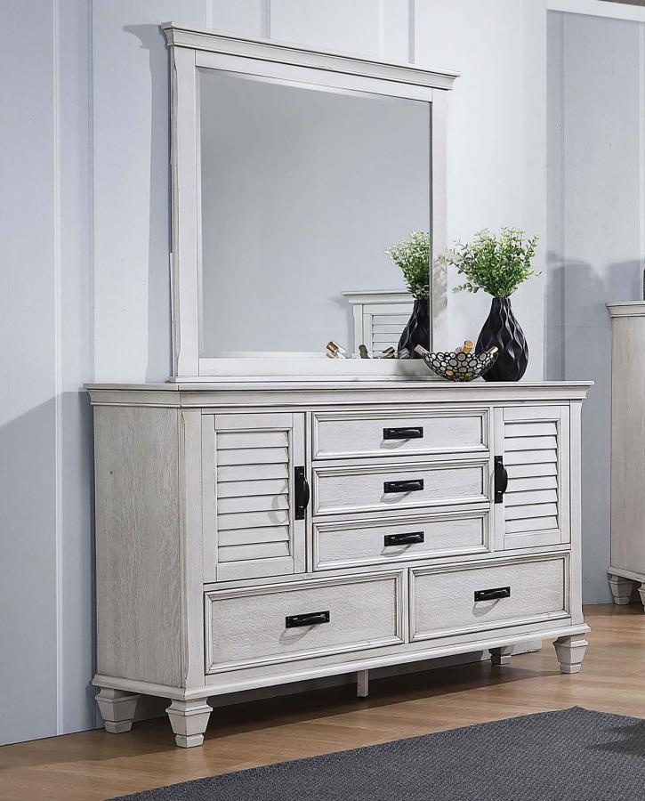 Franco - 5-Drawer Dresser With Mirror - Snoozhouse