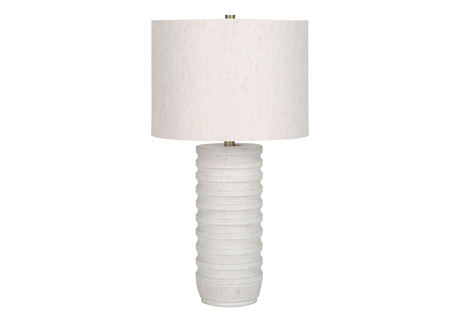Table Lamp, Lighting, Resin, Transitional - Cream 8th Street