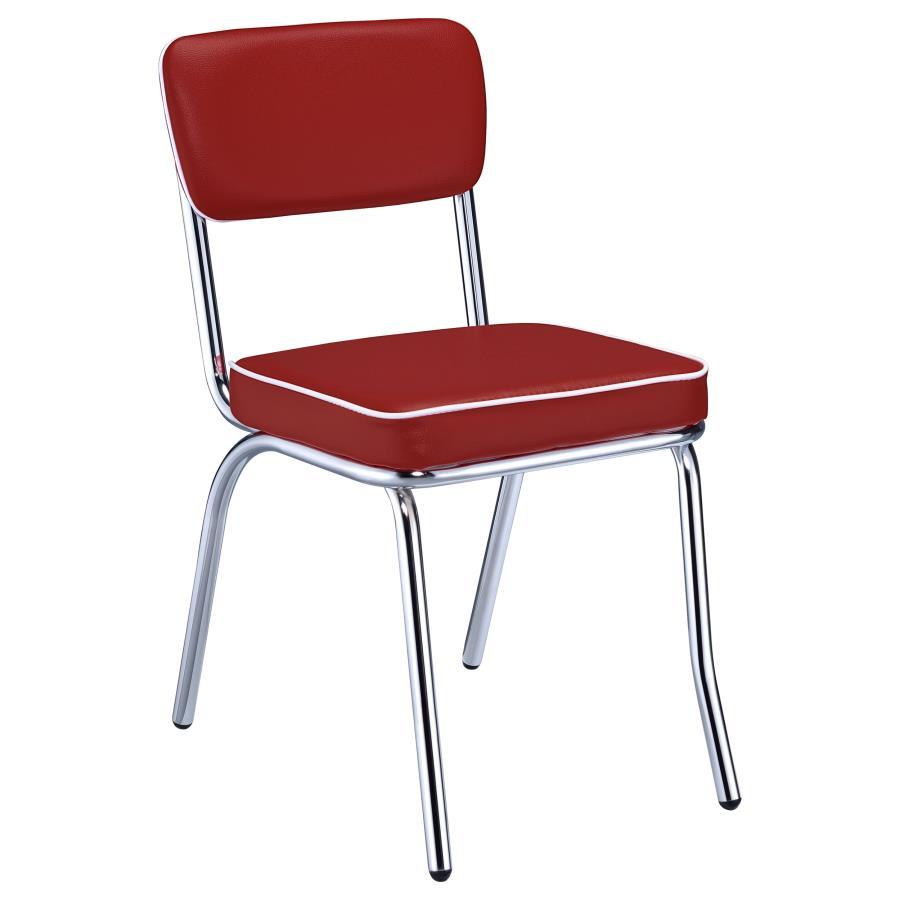 Retro - Upholstered Dining Side Chair (Set of 2) CoasterEveryday
