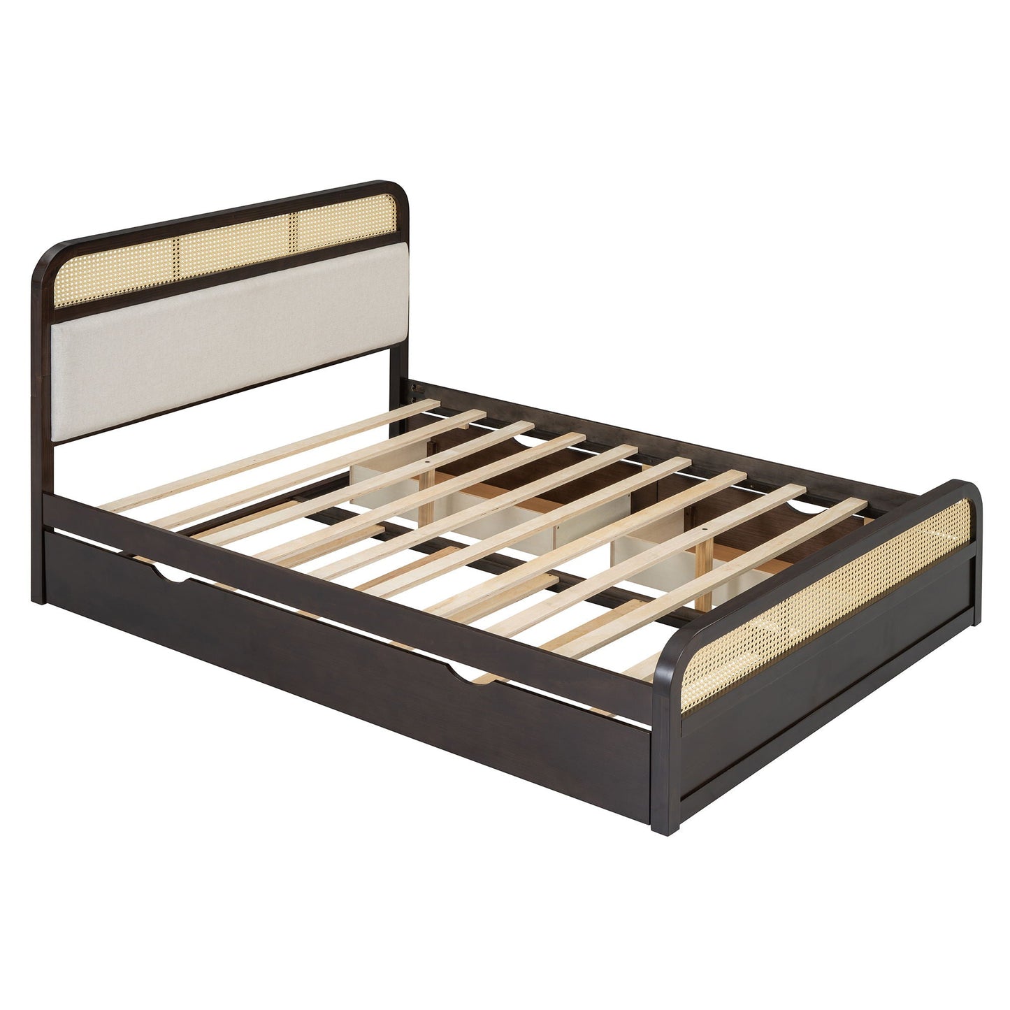 Platform Bed With Trundle And 2 Drawers Timeless Haven