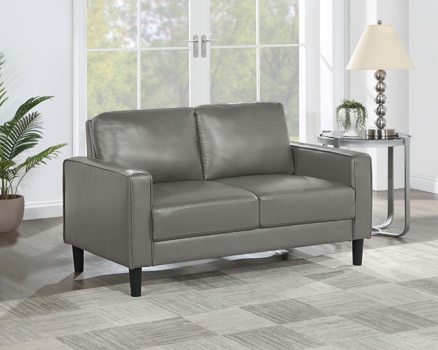 Ruth - Upholstered Track Arm Loveseat Coaster Fine Furniture