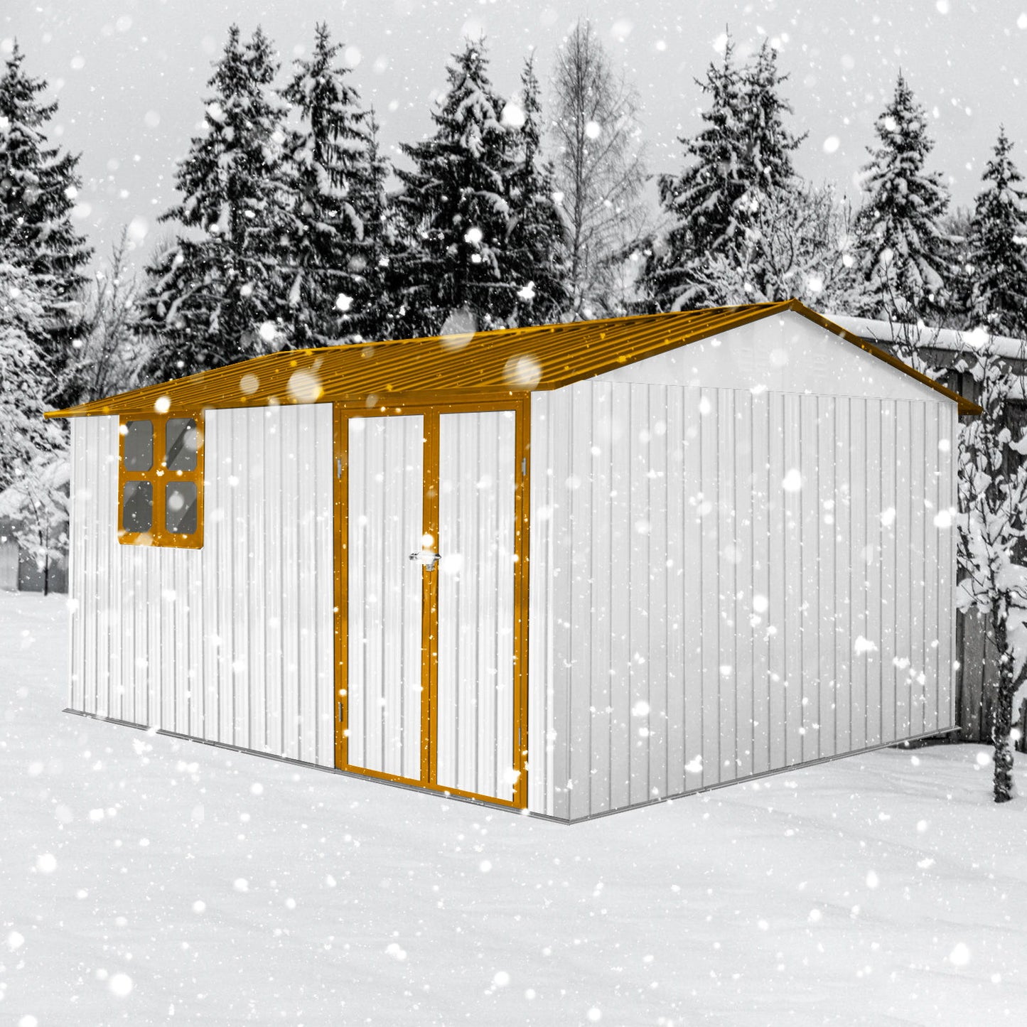 10'x12' Garden Sheds Outdoor Storage Sheds With Window Daily Nest