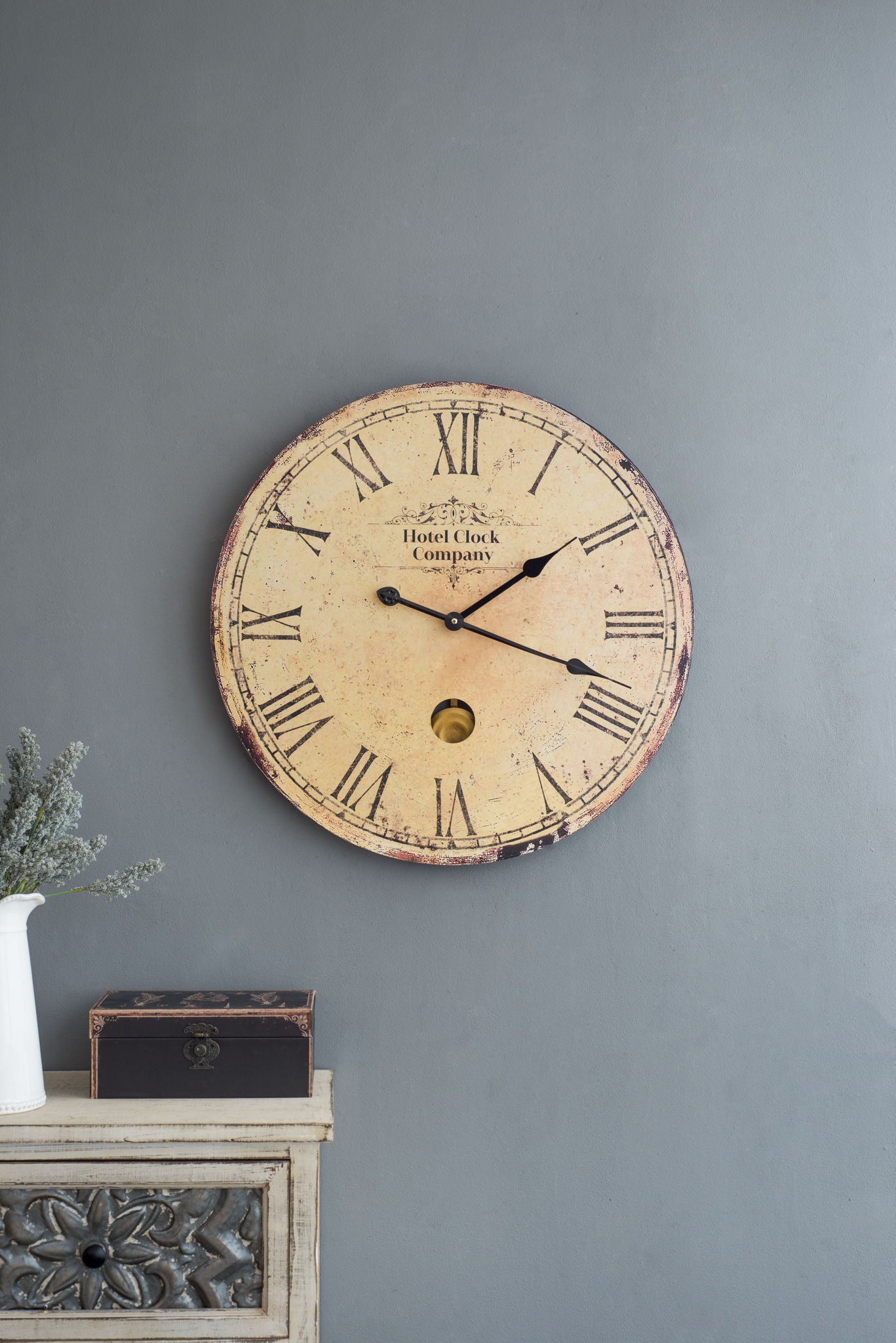Wall Clock - Beige Daily Nest