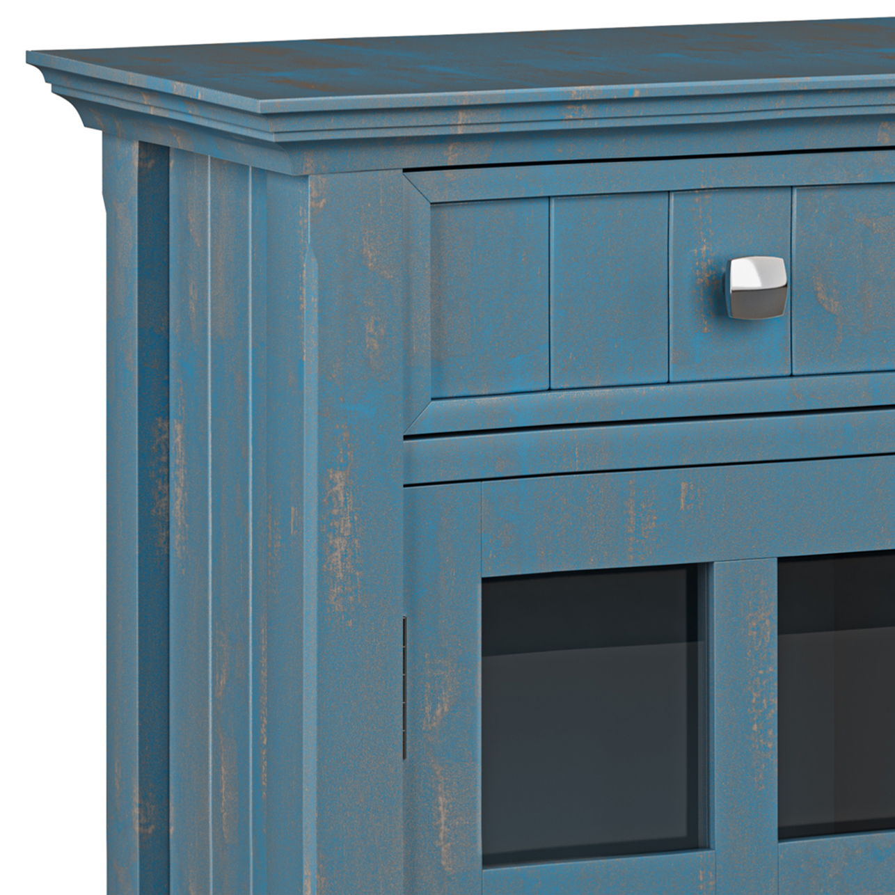 Acadian - Handcrafted Entryway Storage Cabinet Simpli-Home
