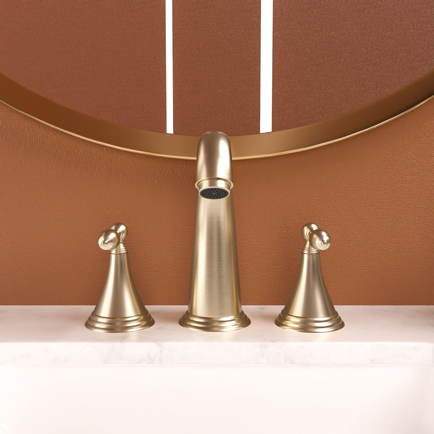 Elegant 2 Handle Widespread Bathroom Faucet With Pop Up Drain And Water Supply Lines Daily Nest