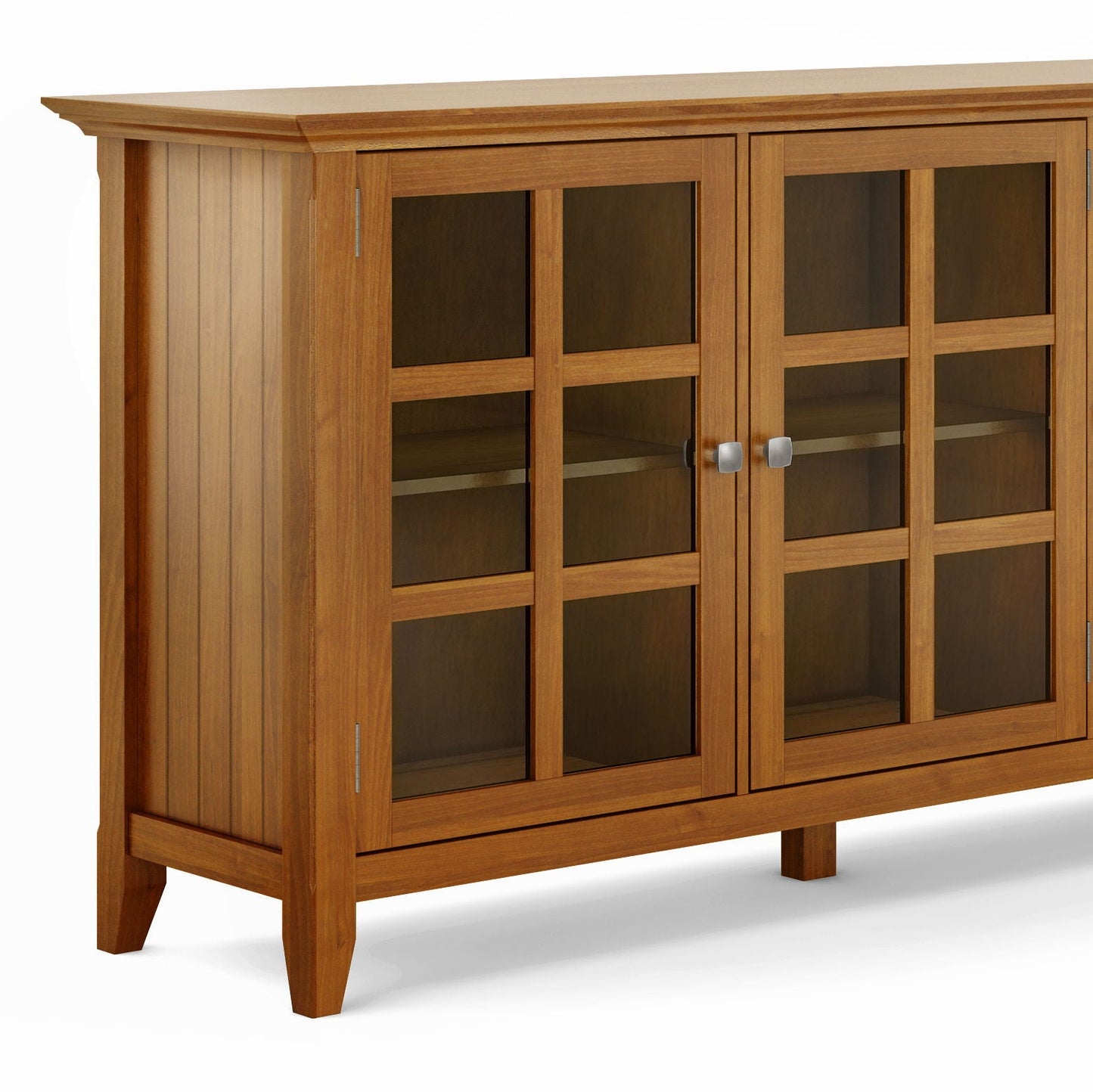 Acadian - Wide Storage Cabinet Handcrafted Simpli-Home
