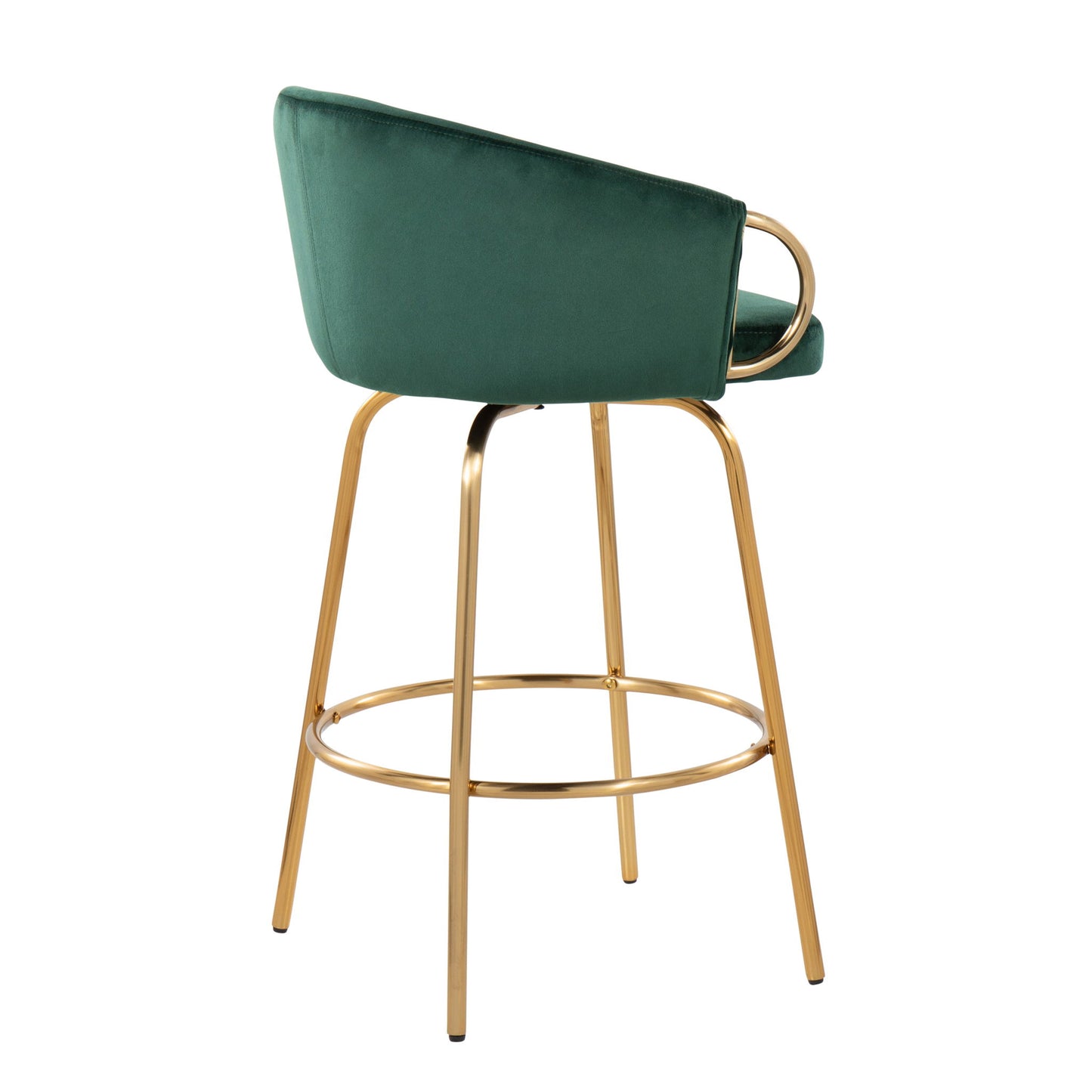 Claire - Contemporary & Glam Counter Stool (Set of 2) Lumi Source