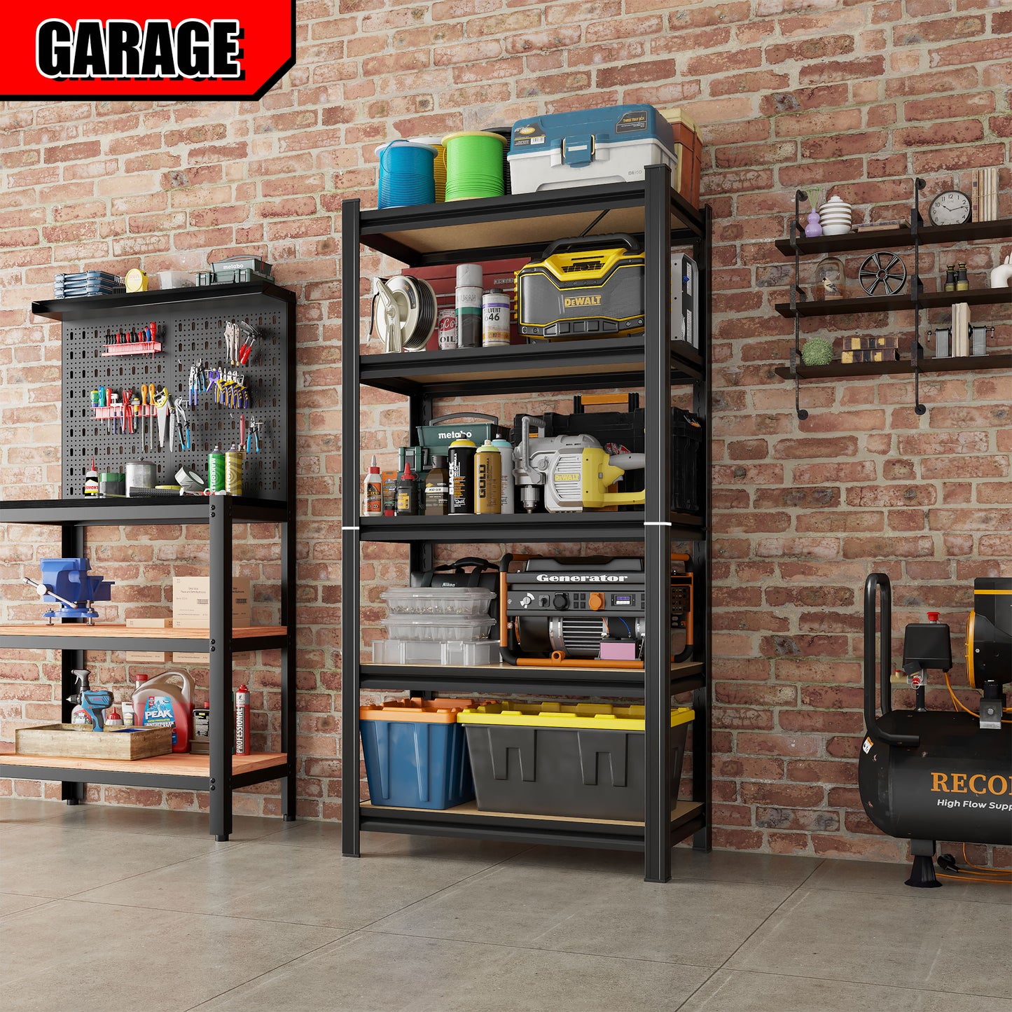 Adjustable Garage Shelf Daily Nest