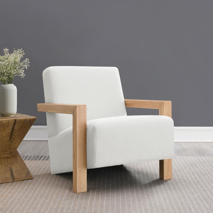 Fitzroy - Boucle Upholstered Accent Arm Chair Coaster Fine Furniture