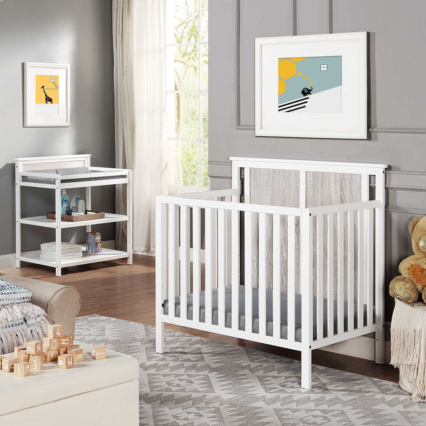 Connelly - Mini Crib With Mattress Pad Suite Bebe