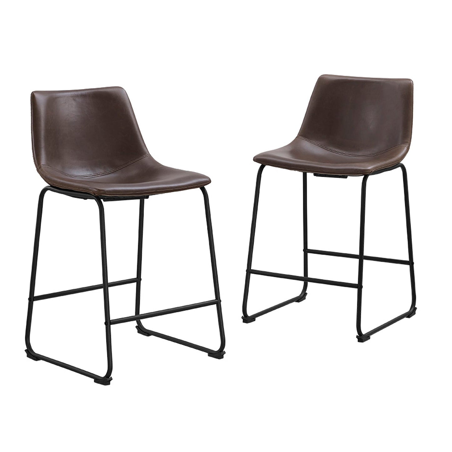 Industrial Counter Stools (Set of 2) Walker Edison