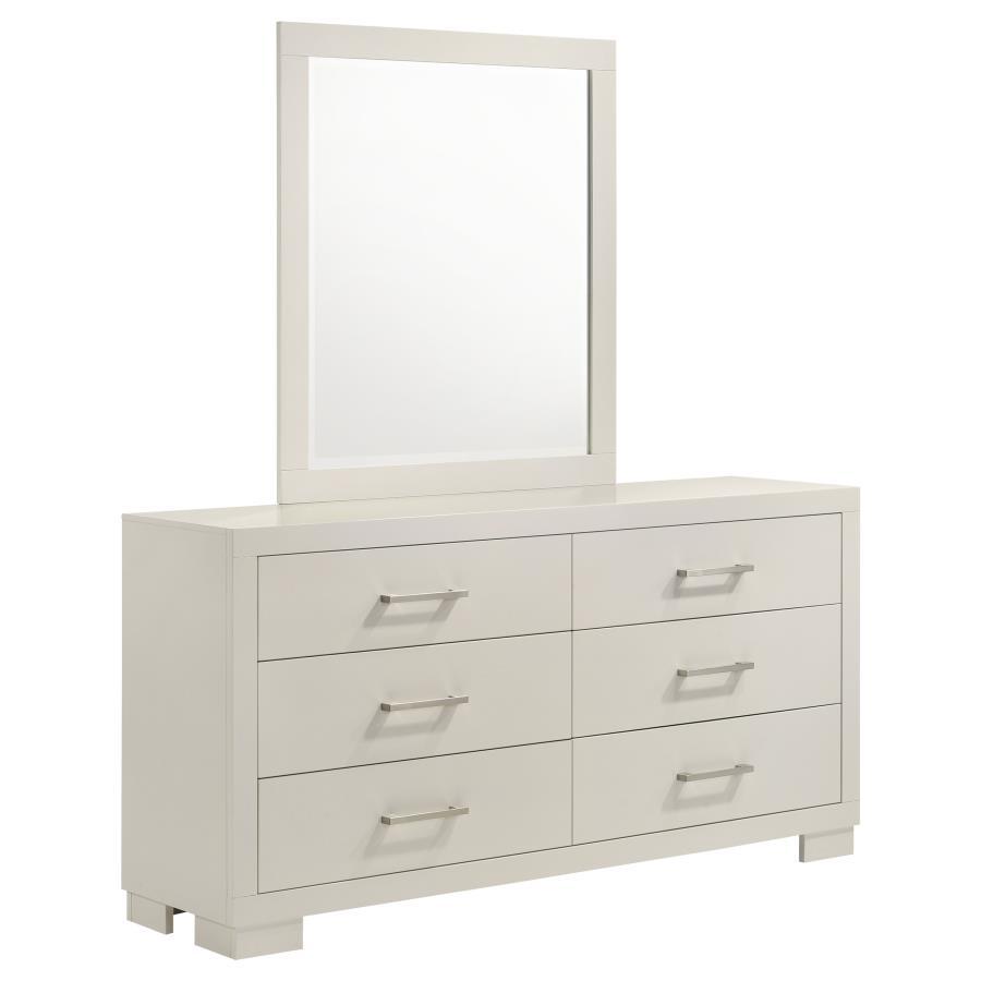 Jessica - 6-Drawer Dresser With Mirror CoasterEssence