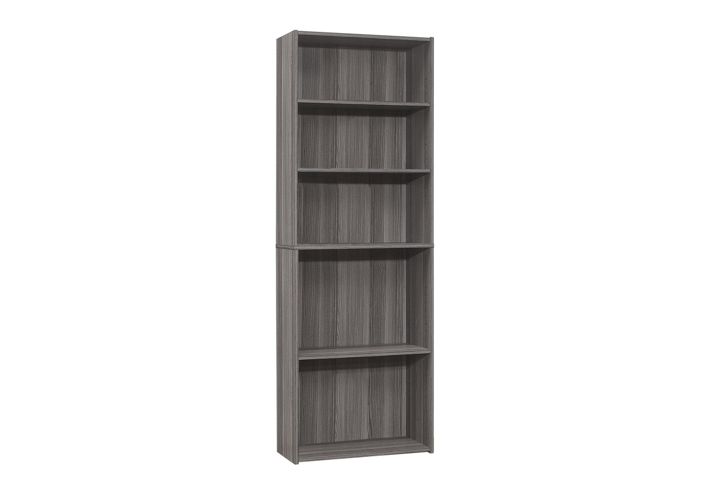 Bookshelf, Bookcase, 6 Tier, For Office, Transitional 8th Street