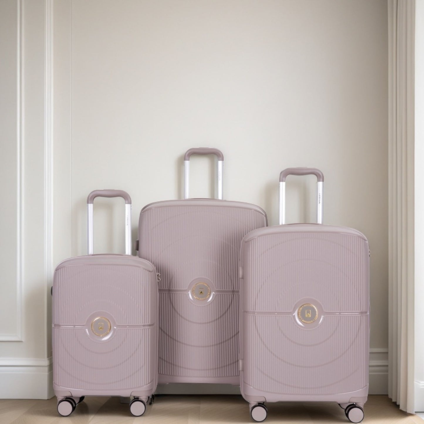 3 Piece Set Expandable Hardshell Suitcase Double Spinner Wheels Daily Nest