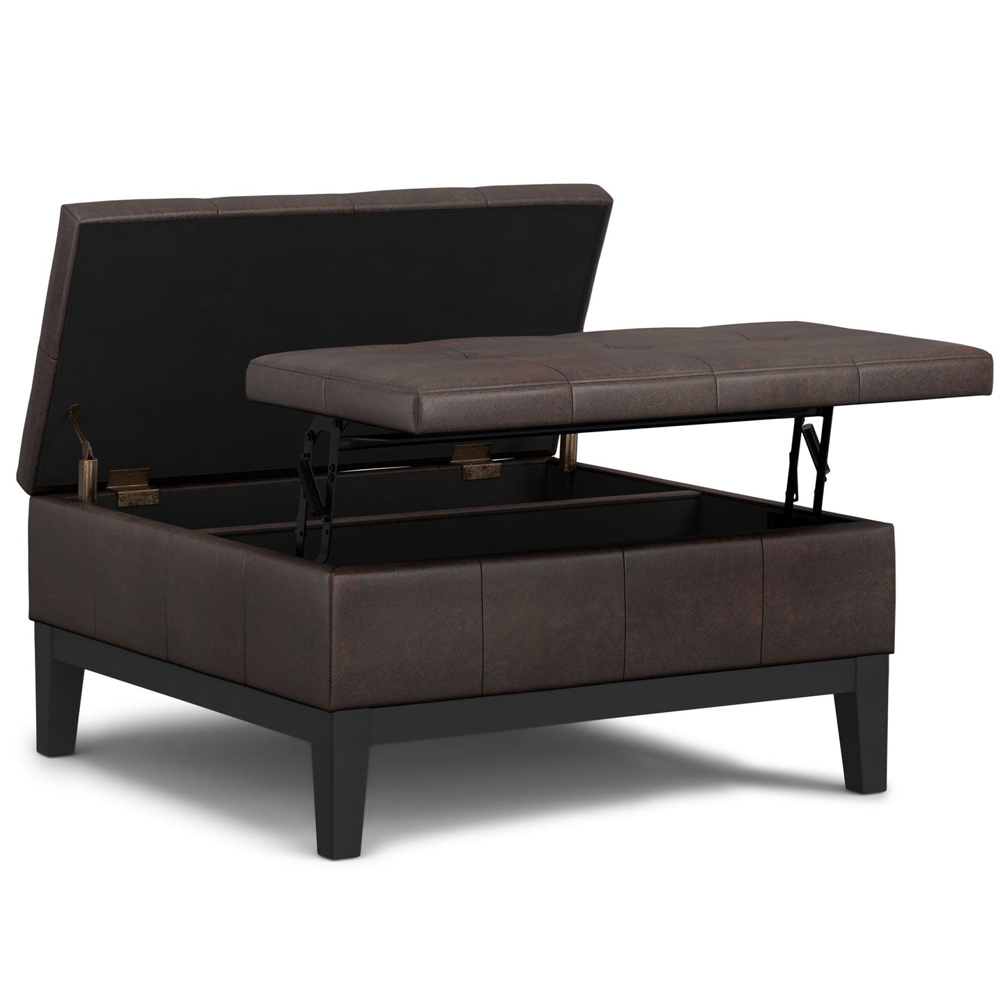 Dover - Multifunctional Lift Top Coffee Table Storage Ottoman Simpli-Home