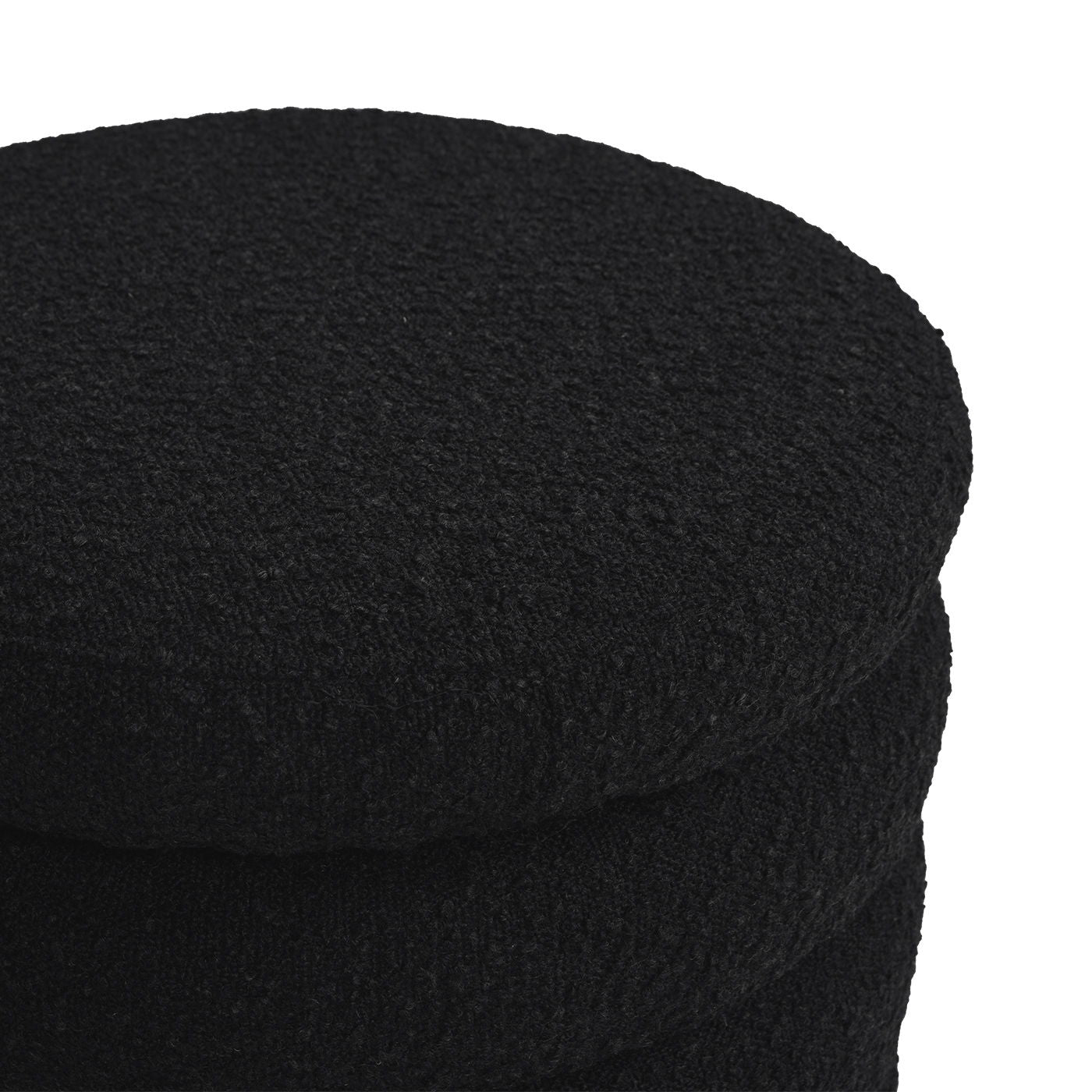 Fuji - Oversized Round Storage Ottoman Jennifer Taylor Home