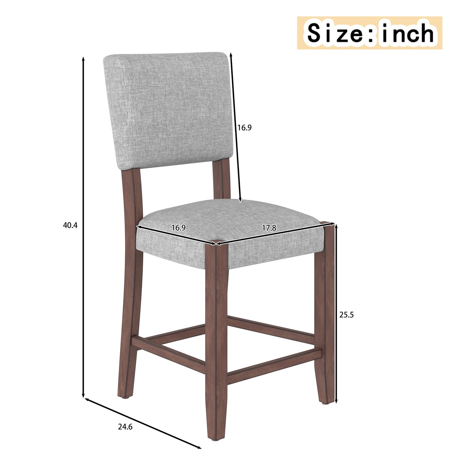 Mid Century Modern Bar Stools, Upholstered Counter Chairs Hearth and Haven