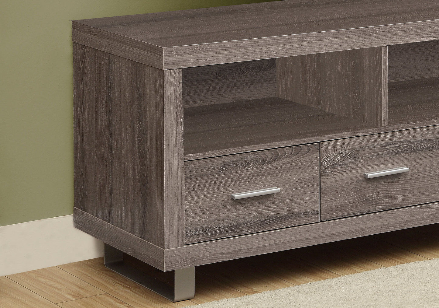 TV Stand Console Media Entertainment Center Storage Cabinet For Living Room - Taupe 8th Street