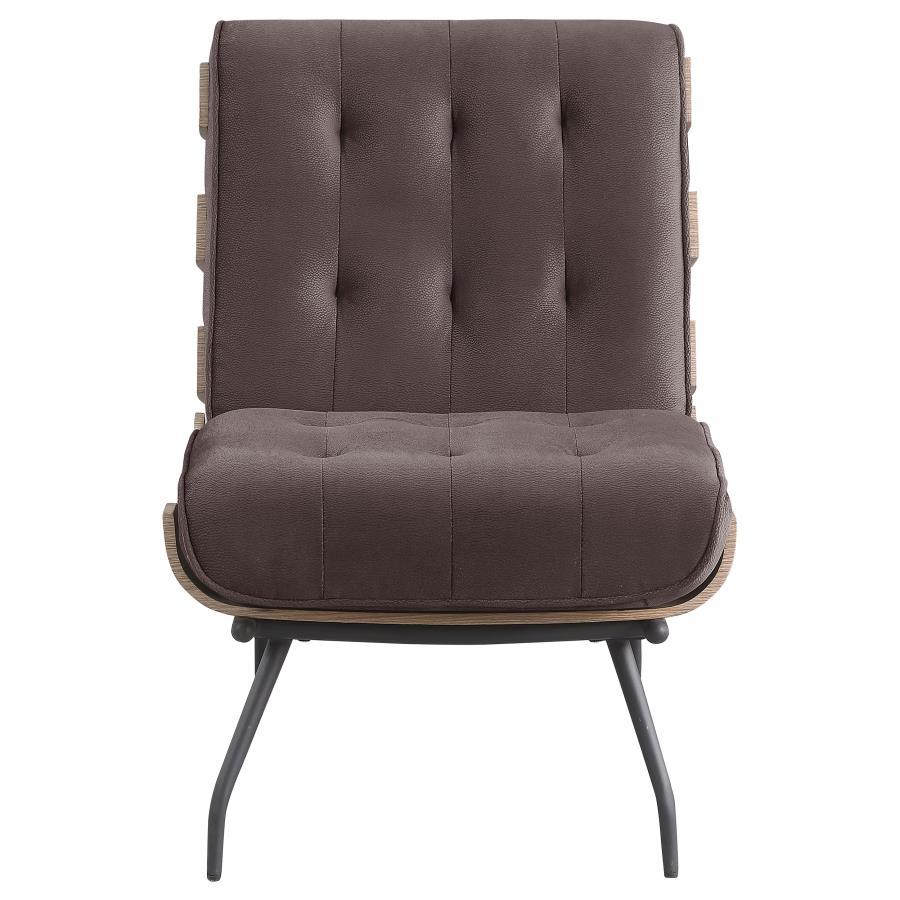 Aloma - Upholstered Tufted Armless Accent Chair Coaster Fine Furniture