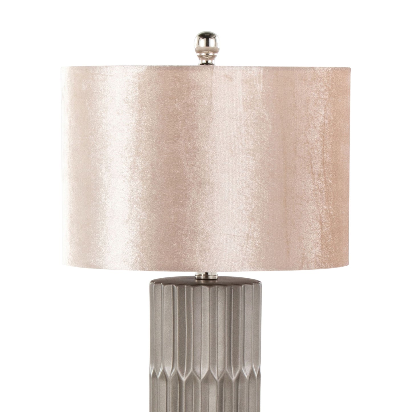 Tania - Contemporary Table Lamp - Brown / Metallic Brown / Champagne Lumi Source