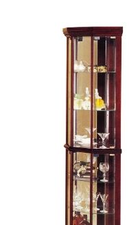 Huxley - Curio Cabinet (Corner) - Cherry Acme