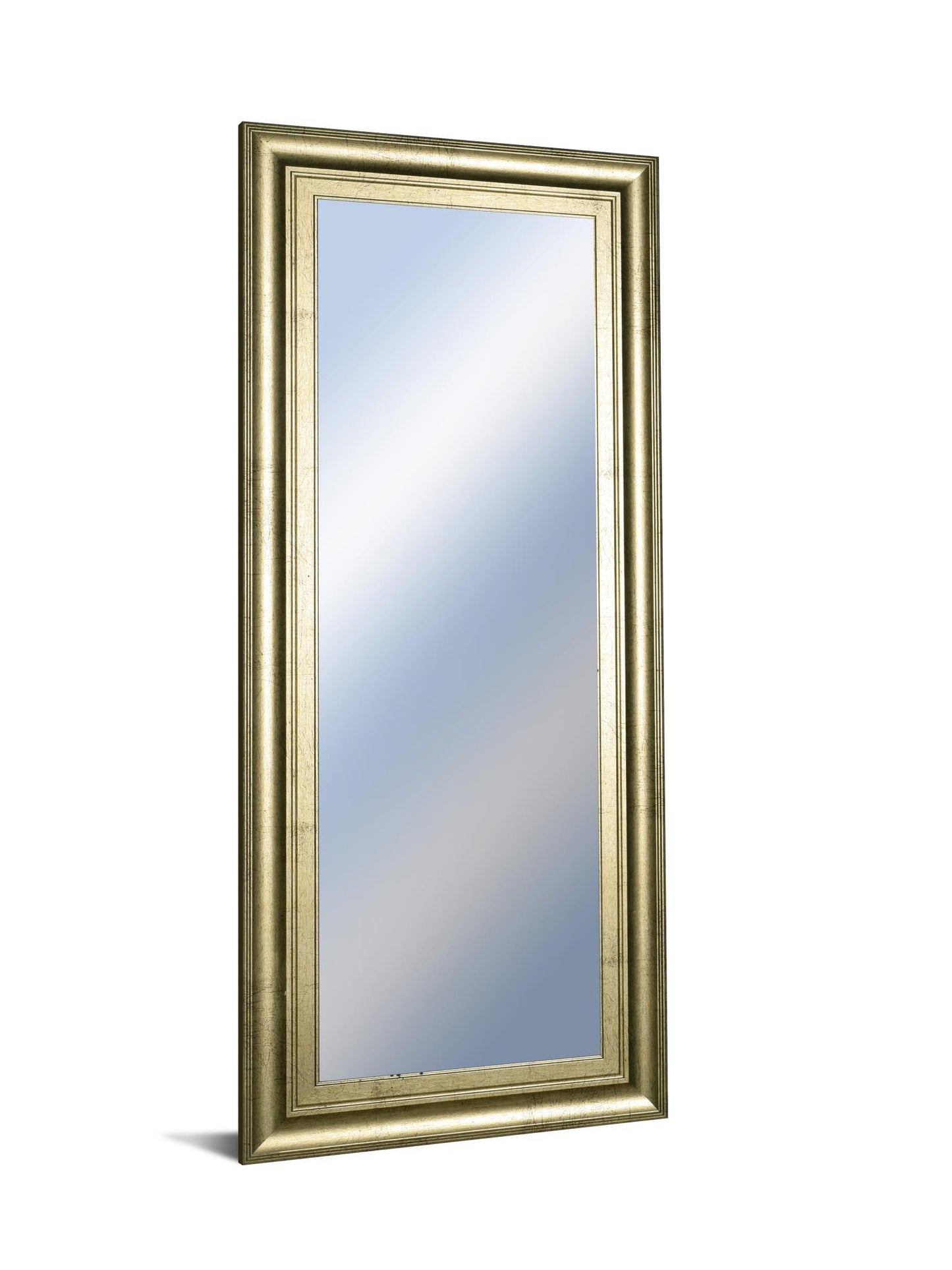 18x42 Decorative Framed Wall Mirror By Classy Art Promotional Mirror Frame #40 - Yellow Classy Living