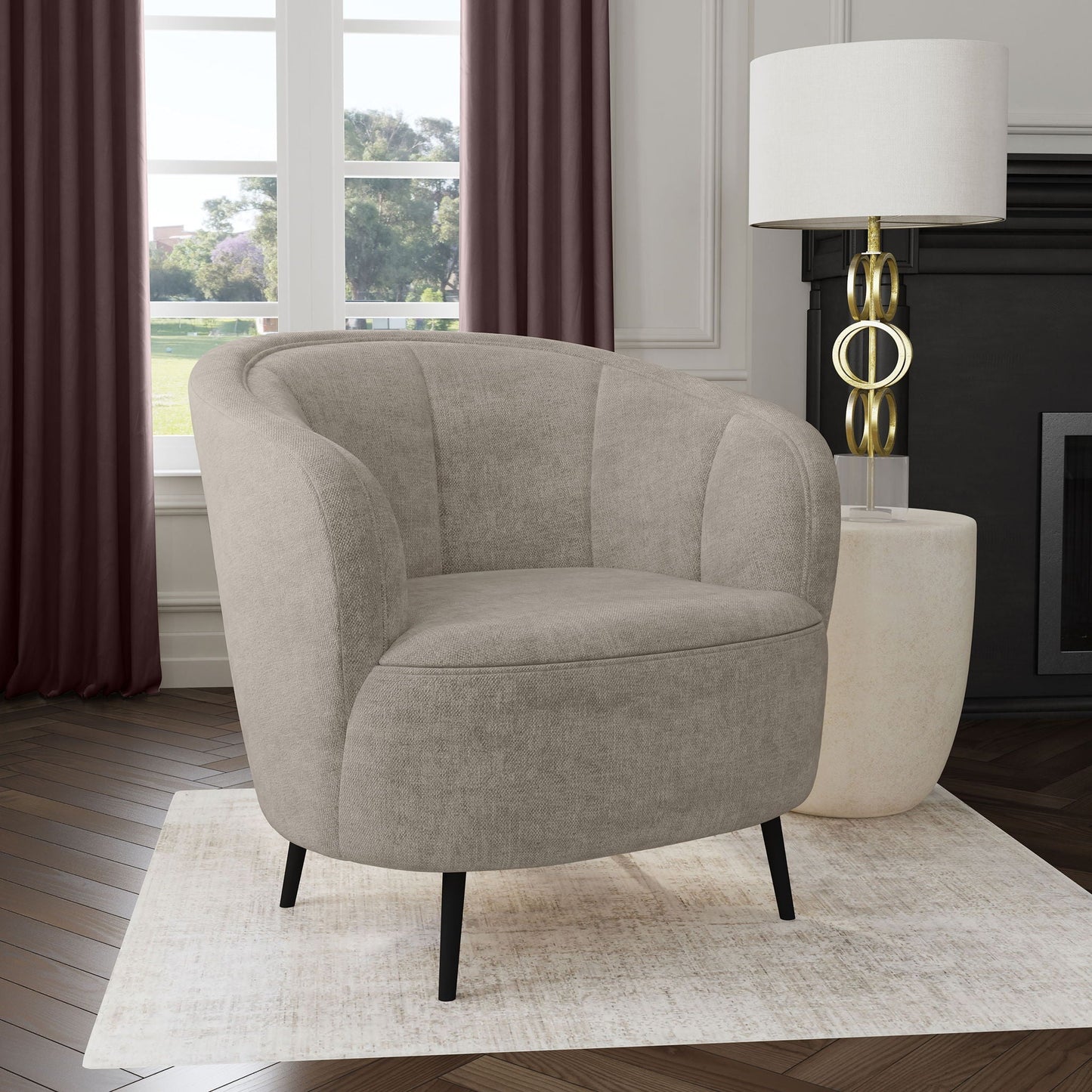 Saanich - Accent Chair - Beige Furniture Max