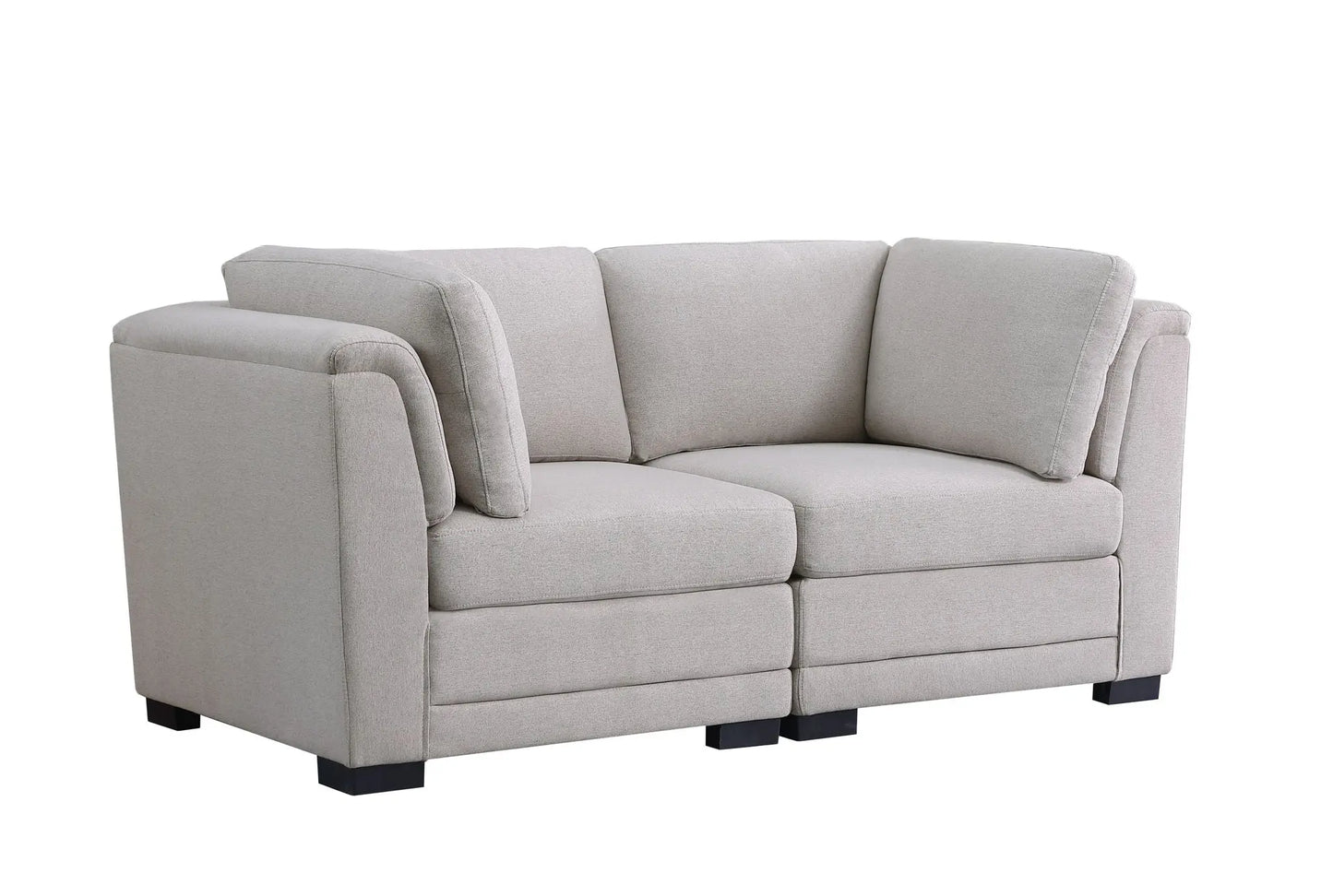 Kristin - Loveseat - Light Gray Lilola Home