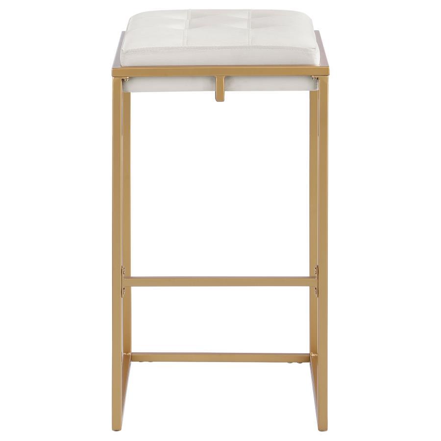 Nadia - Upholstered Backless Stool (Set of 2) CoasterEveryday