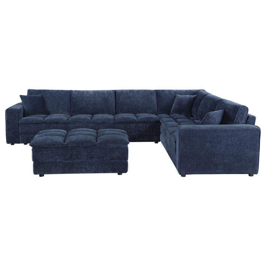 Atlantic - Upholstered Modular Sectional Sofa With Ottoman Coaster Fine Furniture