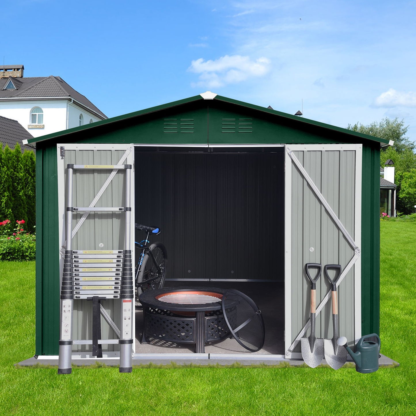 10' x 8' Garden Sheds Outdoor Storage Sheds Daily Nest