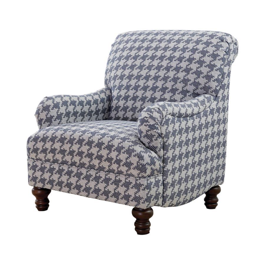 Glenn - Upholstered English Arm Accent Chair CoasterElevations
