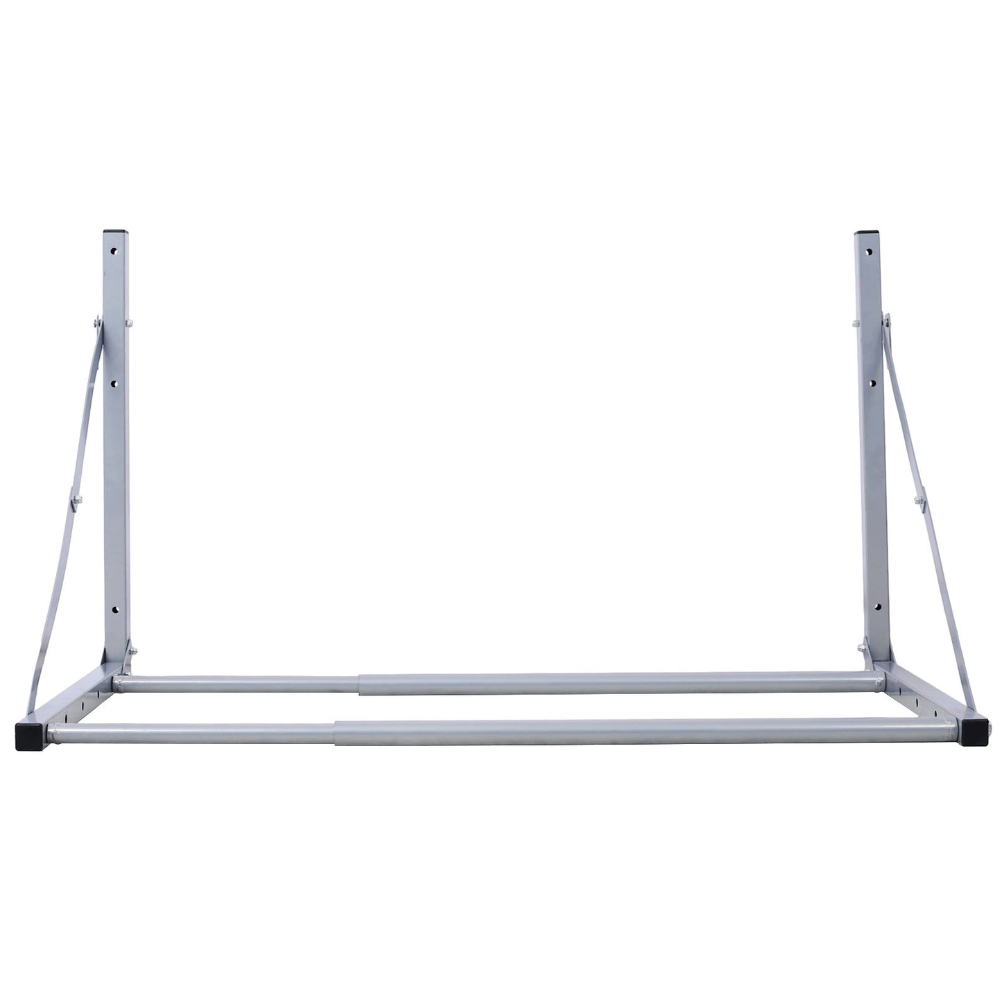 Wall-Mounted Folding Tire Storage, 30.5 To 50.5" Wide, Supports 300 Pounds - Silver Daily Nest